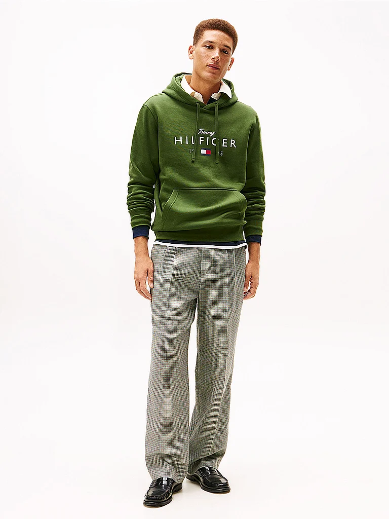 Tommy Hilfiger Hoodie Dark Green M Men 4